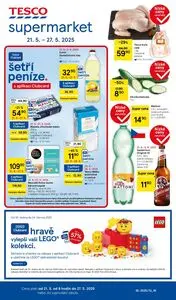 Akční leták TESCO, platný od 2025-05-21 do 2025-05-27.