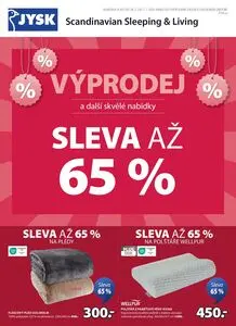 Akční leták Jysk, platný od 2025-05-28 do 2025-06-01.