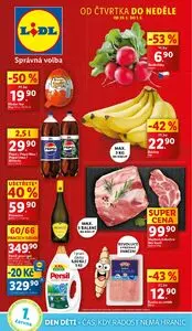Akční leták LIDL, platný od 2025-05-29 do 2025-06-01.
