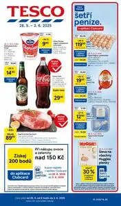 Akční leták TESCO, platný od 2025-05-28 do 2025-06-03.