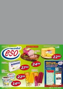 Akční leták ESO, platný od 2025-05-28 do 2025-06-08.