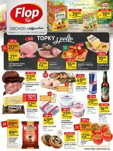 Akční leták FloP, platný od 2025-06-04 do 2025-06-10.