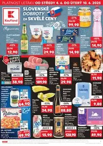Akční leták Kaufland, platný od 2025-06-04 do 2025-06-10.