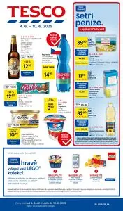 Akční leták TESCO, platný od 2025-06-04 do 2025-06-10.
