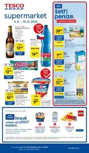 Akční leták TESCO, platný od 2025-06-04 do 2025-06-10.