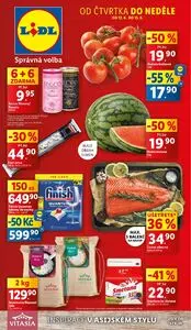 Akční leták LIDL, platný od 2025-06-12 do 2025-06-15.