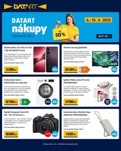 Akční leták DATART, platný od 2025-06-06 do 2025-06-16.