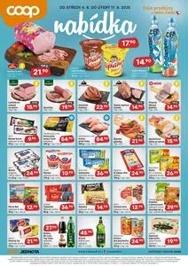 Akční leták COOP, platný od 2025-06-04 do 2025-06-17.