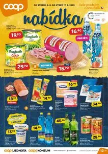 Akční leták COOP, platný od 2025-06-04 do 2025-06-17.