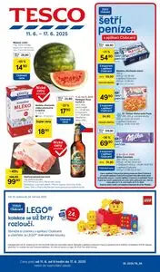 Akční leták TESCO, platný od 2025-06-11 do 2025-06-17.