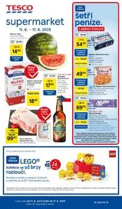 Akční leták TESCO, platný od 2025-06-11 do 2025-06-17.