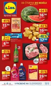 Akční leták LIDL, platný od 2025-06-19 do 2025-06-22.