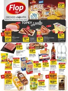 Akční leták FloP, platný od 2025-06-18 do 2025-06-24.
