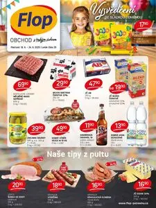 Akční leták FloP, platný od 2025-06-18 do 2025-06-24.