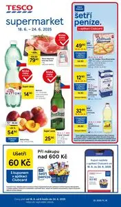 Akční leták TESCO, platný od 2025-06-18 do 2025-06-24.