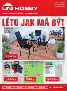 Akční leták UNI HOBBY, platný od 2025-05-29 do 2025-06-29.