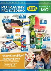 Akční leták JIP, platný od 2025-06-18 do 2025-06-29.