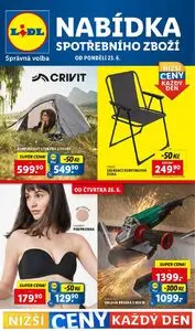 Akční leták LIDL, platný od 2025-06-23 do 2025-06-29.