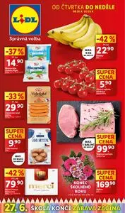 Akční leták LIDL, platný od 2025-06-26 do 2025-06-29.