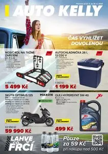 Akční leták AUTO KELLY, platný od 2025-05-27 do 2025-06-30.