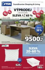 Akční leták Jysk, platný od 2025-06-04 do 2025-07-01.
