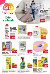 Akční leták Teta drogerie, platný od 2025-06-05 do 2025-07-01.