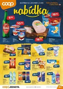 Akční leták COOP, platný od 2025-06-18 do 2025-07-01.
