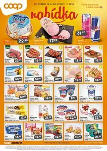 Akční leták COOP, platný od 2025-06-18 do 2025-07-01.