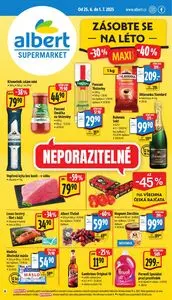 Akční leták albert, platný od 2025-06-25 do 2025-07-01.