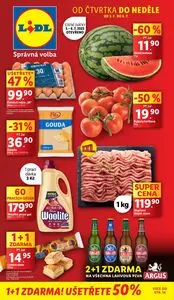 Akční leták LIDL, platný od 2025-07-03 do 2025-07-06.