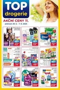 Akční leták Top Drogerie, platný od 2025-05-29 do 2025-07-07.