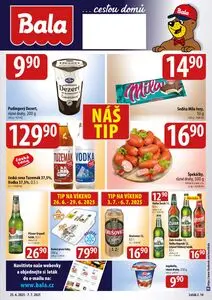 Akční leták Bala, platný od 2025-06-25 do 2025-07-07.