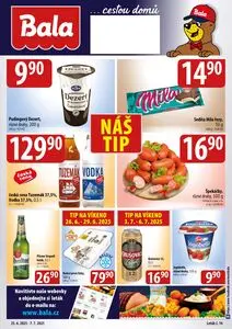 Akční leták Bala, platný od 2025-06-25 do 2025-07-07.