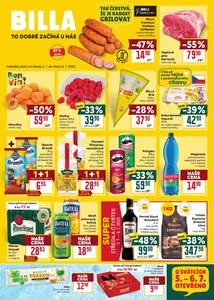 Akční leták BILLA, platný od 2025-07-02 do 2025-07-08.