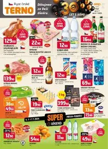 Akční leták COOP TERNO, platný od 2025-07-02 do 2025-07-08.