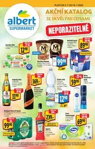 Akční leták albert, platný od 2025-07-02 do 2025-07-15.