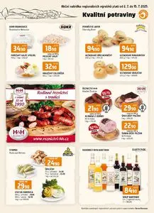 Akční leták COOP TERNO, platný od 2025-07-02 do 2025-07-15.
