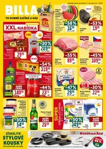 Akční leták BILLA, platný od 2025-07-09 do 2025-07-15.