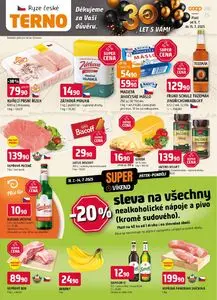 Akční leták COOP TERNO, platný od 2025-07-09 do 2025-07-15.