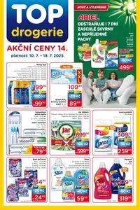 Akční leták Top Drogerie, platný od 2025-07-10 do 2025-07-19.