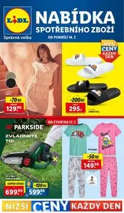 Akční leták LIDL, platný od 2025-07-14 do 2025-07-20.