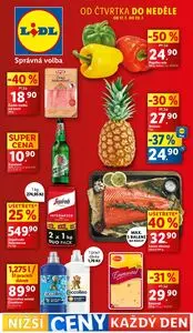 Akční leták LIDL, platný od 2025-07-17 do 2025-07-20.
