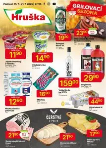 Akční leták Hruška, platný od 2025-07-15 do 2025-07-21.