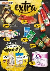 Akční leták COOP TUTY, platný od 2025-07-09 do 2025-07-22.