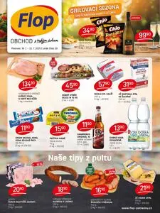 Akční leták FloP, platný od 2025-07-16 do 2025-07-22.