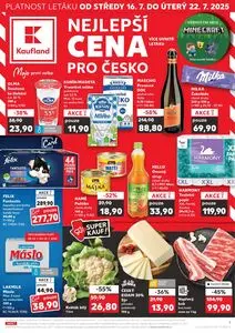 Akční leták Kaufland, platný od 2025-07-16 do 2025-07-22.
