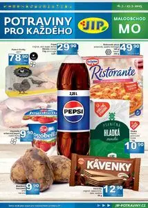 Akční leták JIP, platný od 2025-07-16 do 2025-07-27.