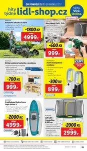 Akční leták LIDL, platný od 2025-07-21 do 2025-07-27.
