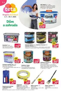 Akční leták Teta drogerie, platný od 2025-07-03 do 2025-07-29.