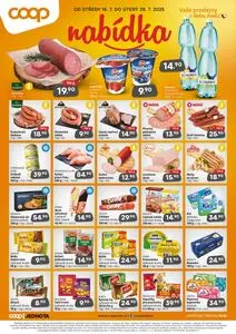 Akční leták COOP, platný od 2025-07-16 do 2025-07-29.